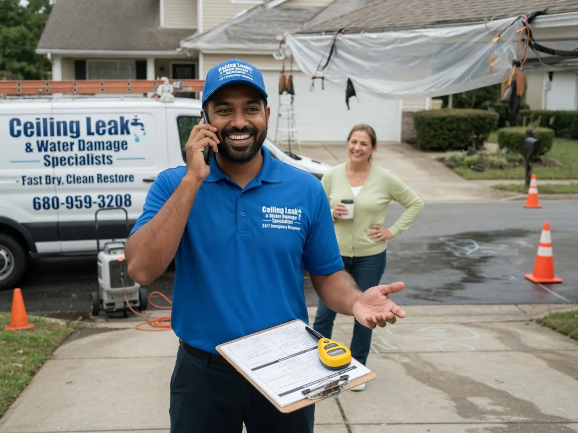 Ceiling Leak Cleanup Malaga, NJ FAQs